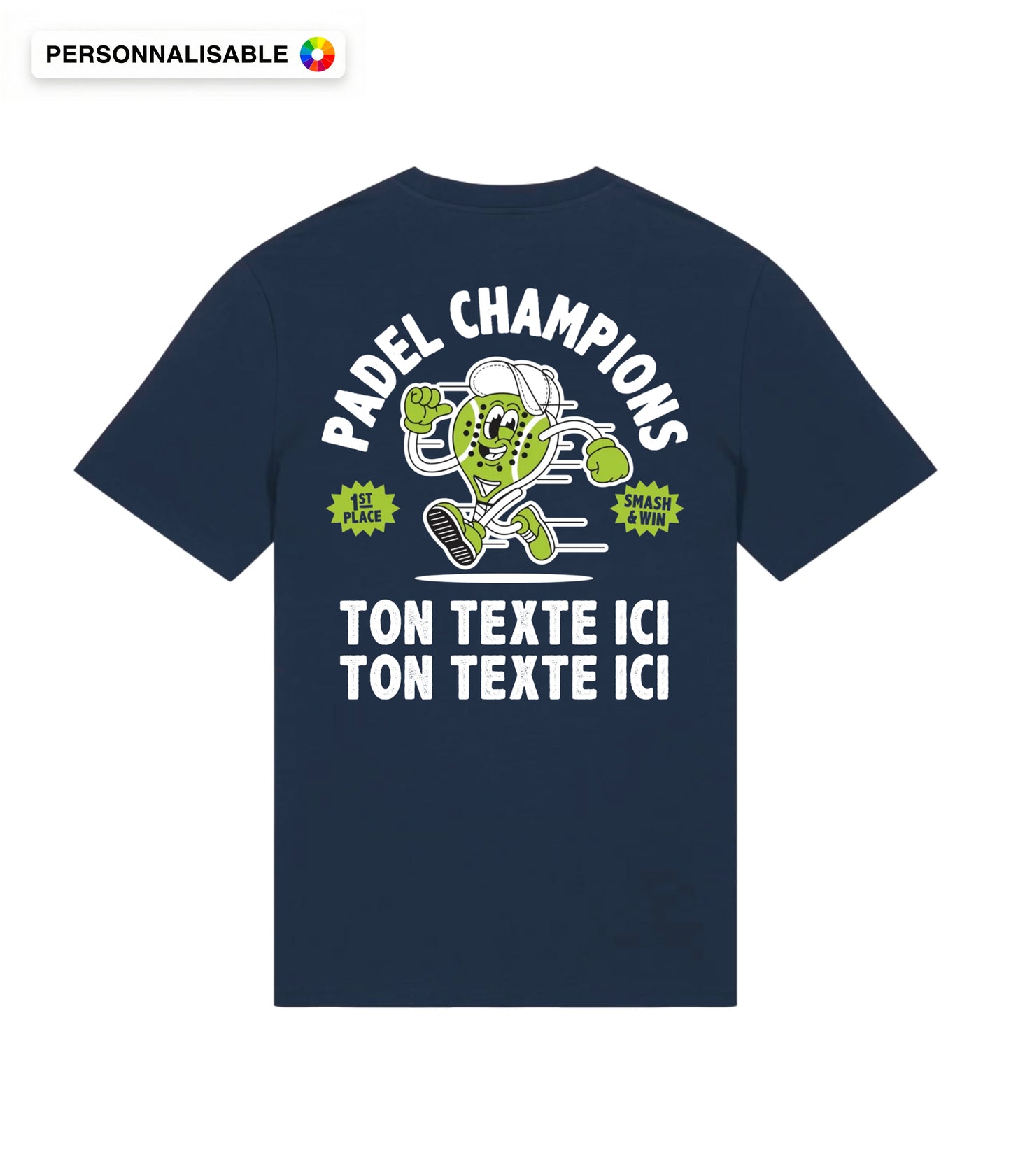 Tee Padel Lovers Club® - Personnalisable !
