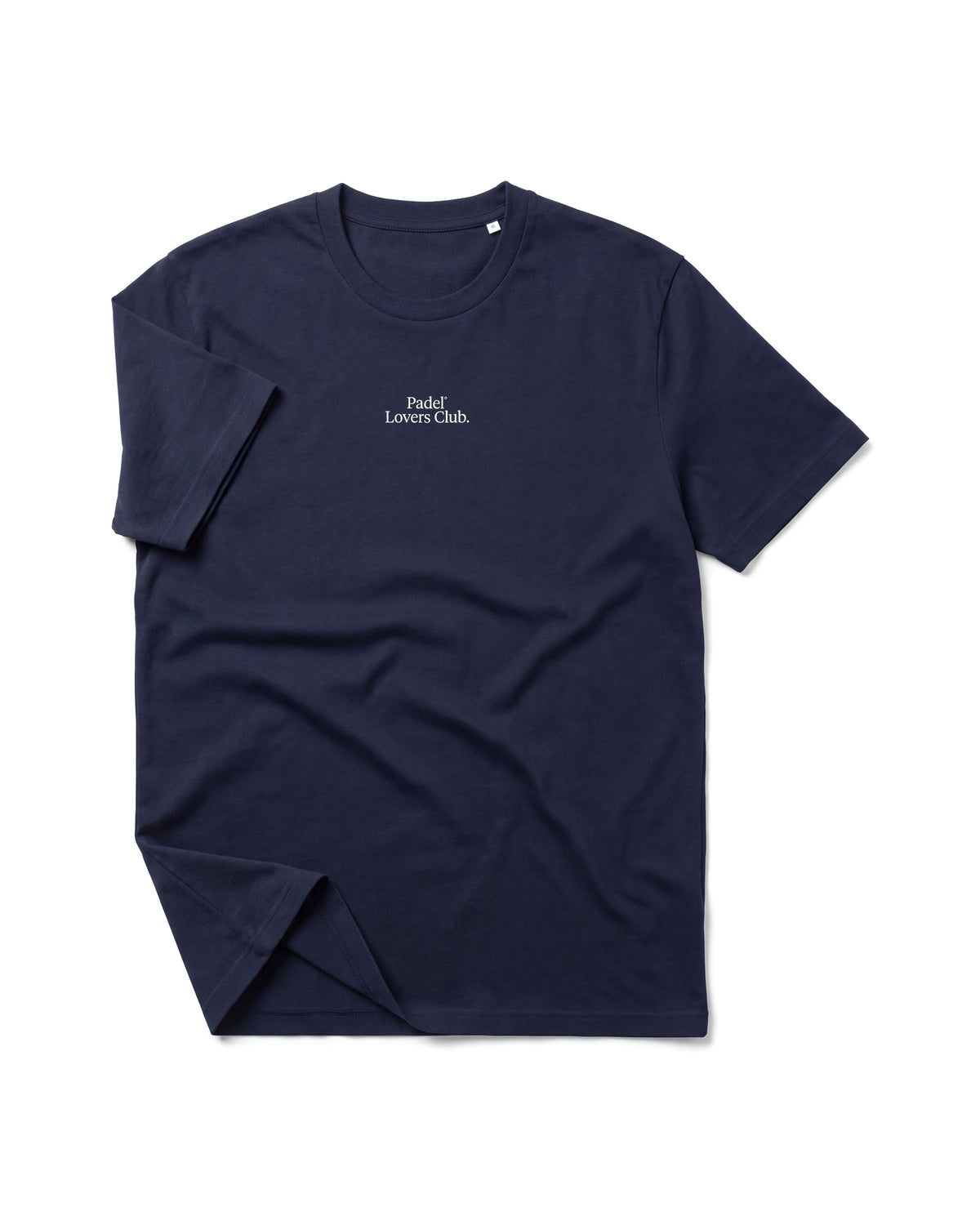 T-shirt padel Original bleu marine, vue de face – Padel Lovers Club