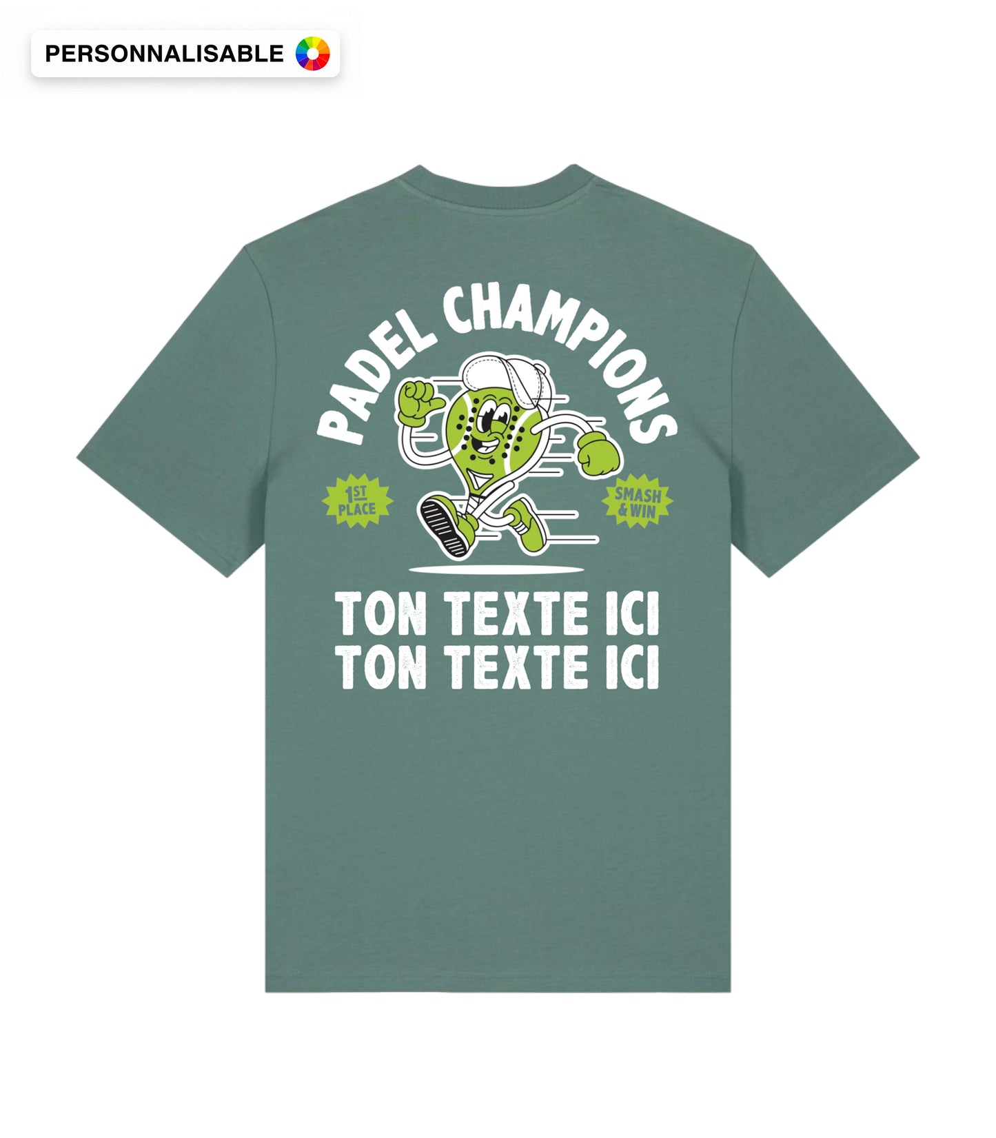 Tee Padel Lovers Club® - Personnalisable !