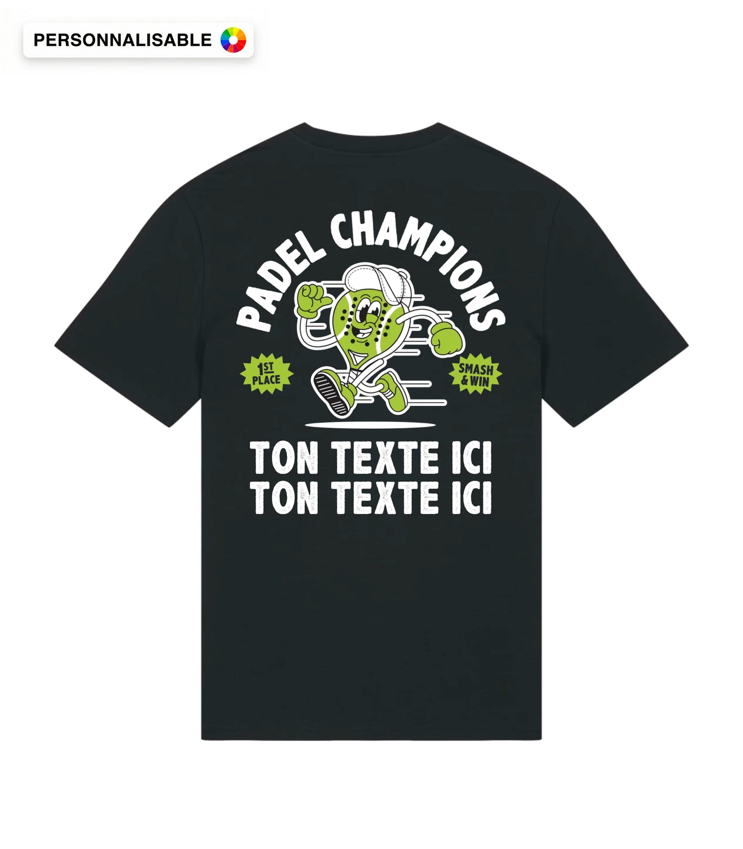 Tee Padel Lovers Club® - Personnalisable !