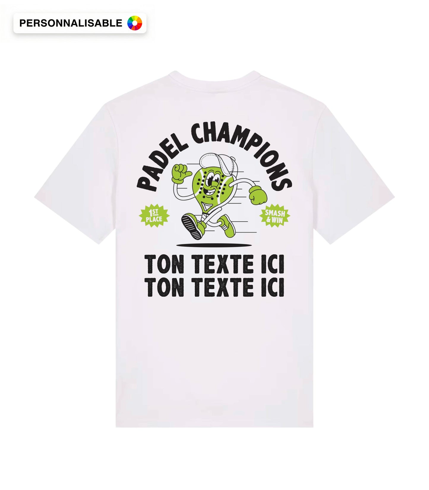 Tee Padel Lovers Club® - Personnalisable !