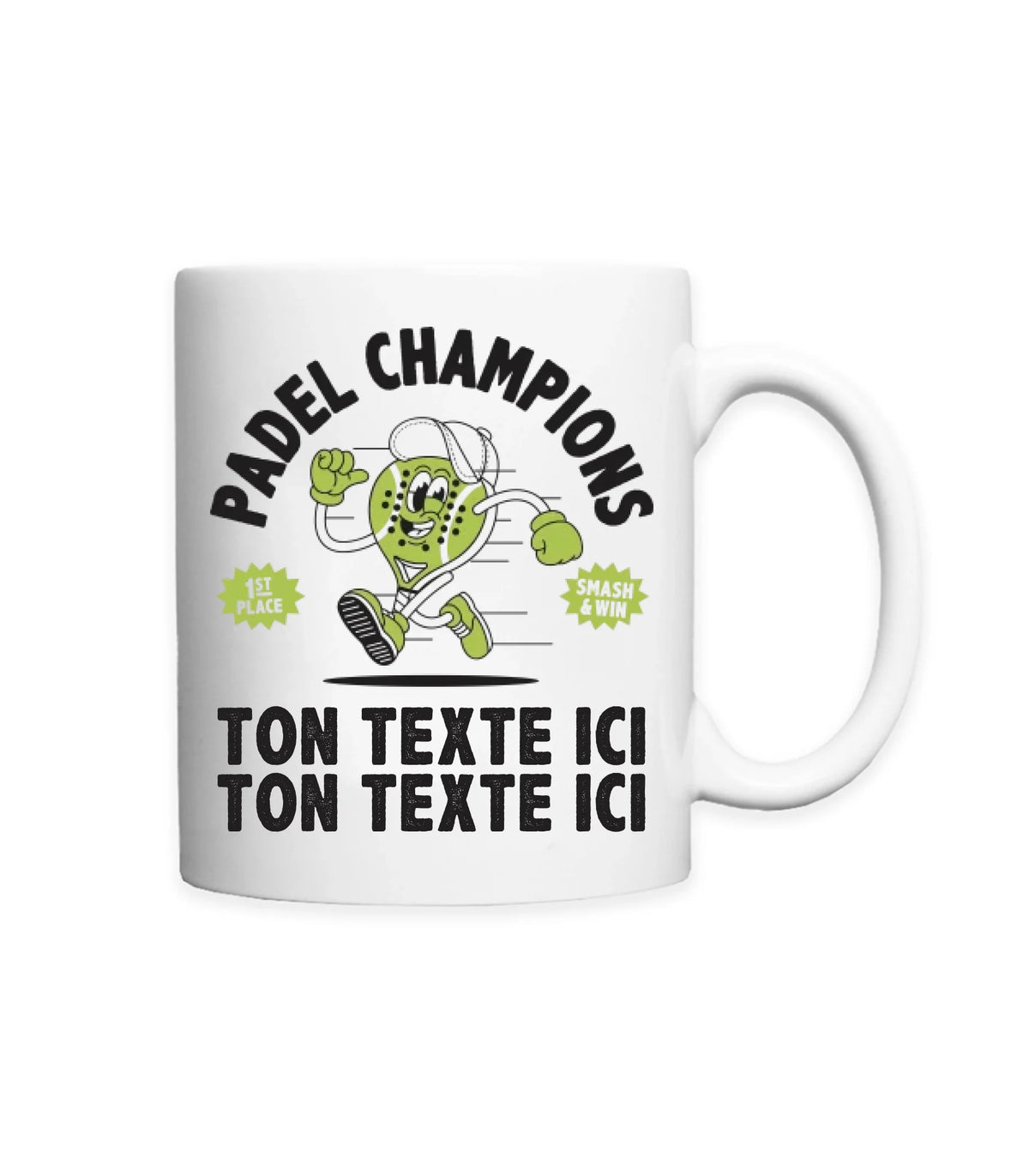Mug padel personnalisé – Padel Lovers Club