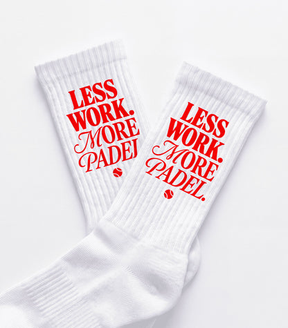 Chaussettes padel Less Work. More Padel – Padel Lovers Club