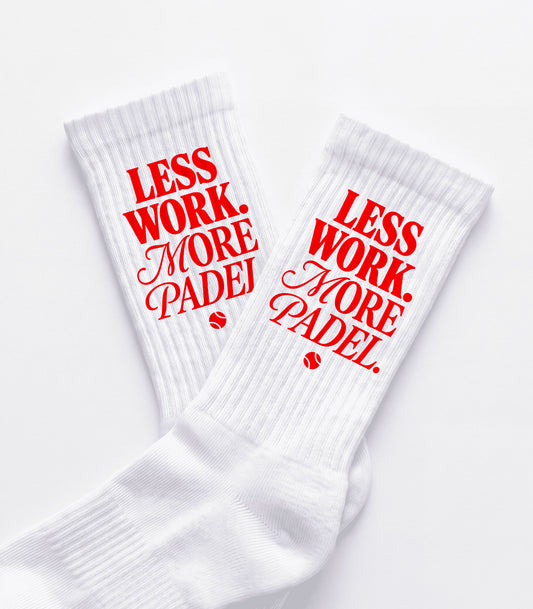 Chaussettes padel Less Work. More Padel – Padel Lovers Club