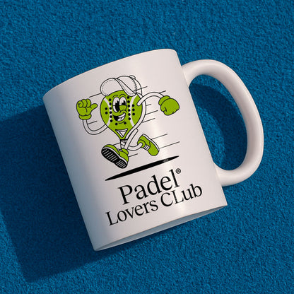 Mug padel Mascotte, en situation – Padel Lovers Club