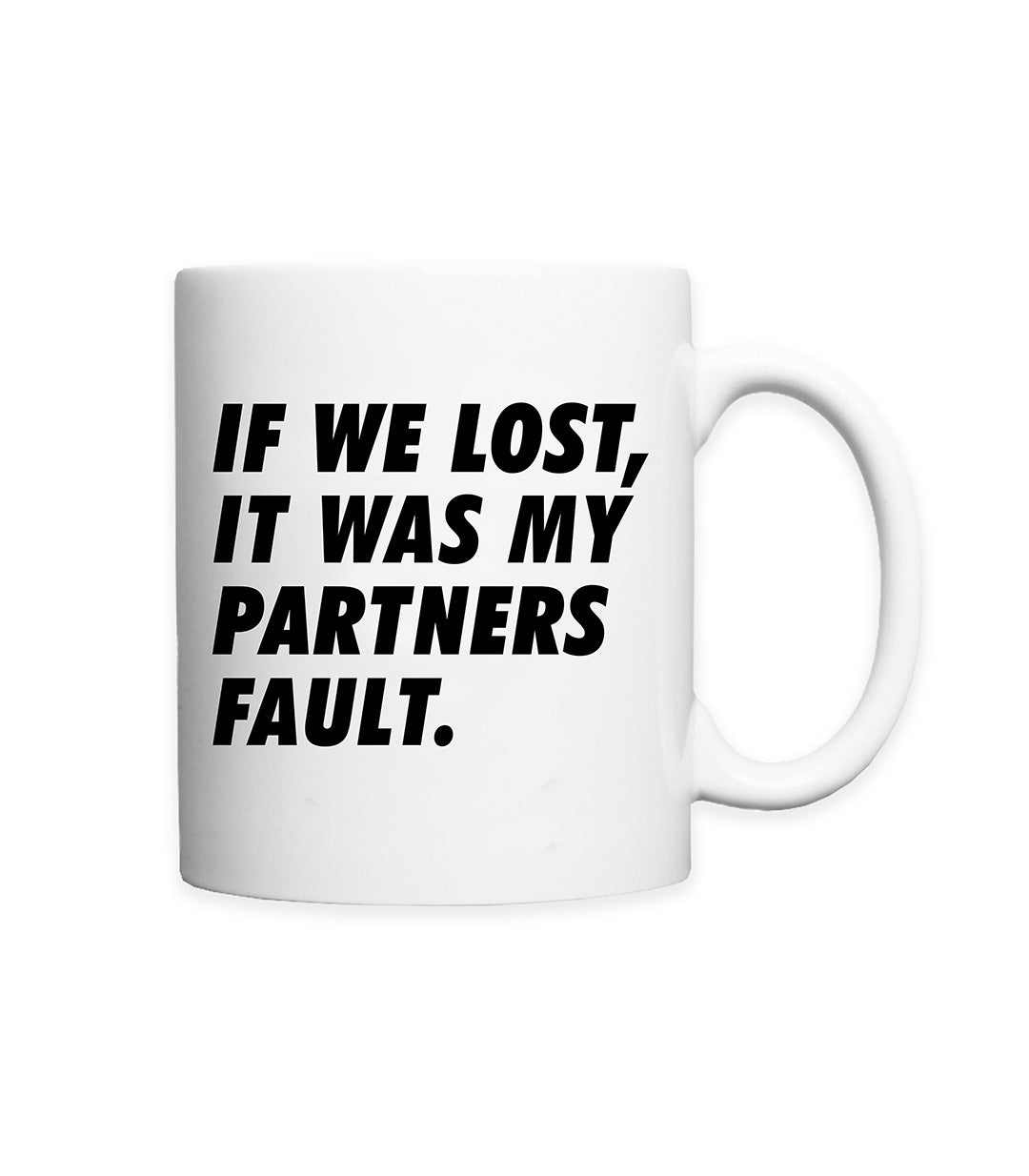 Mug padel Partner's Fault – Padel Lovers Club