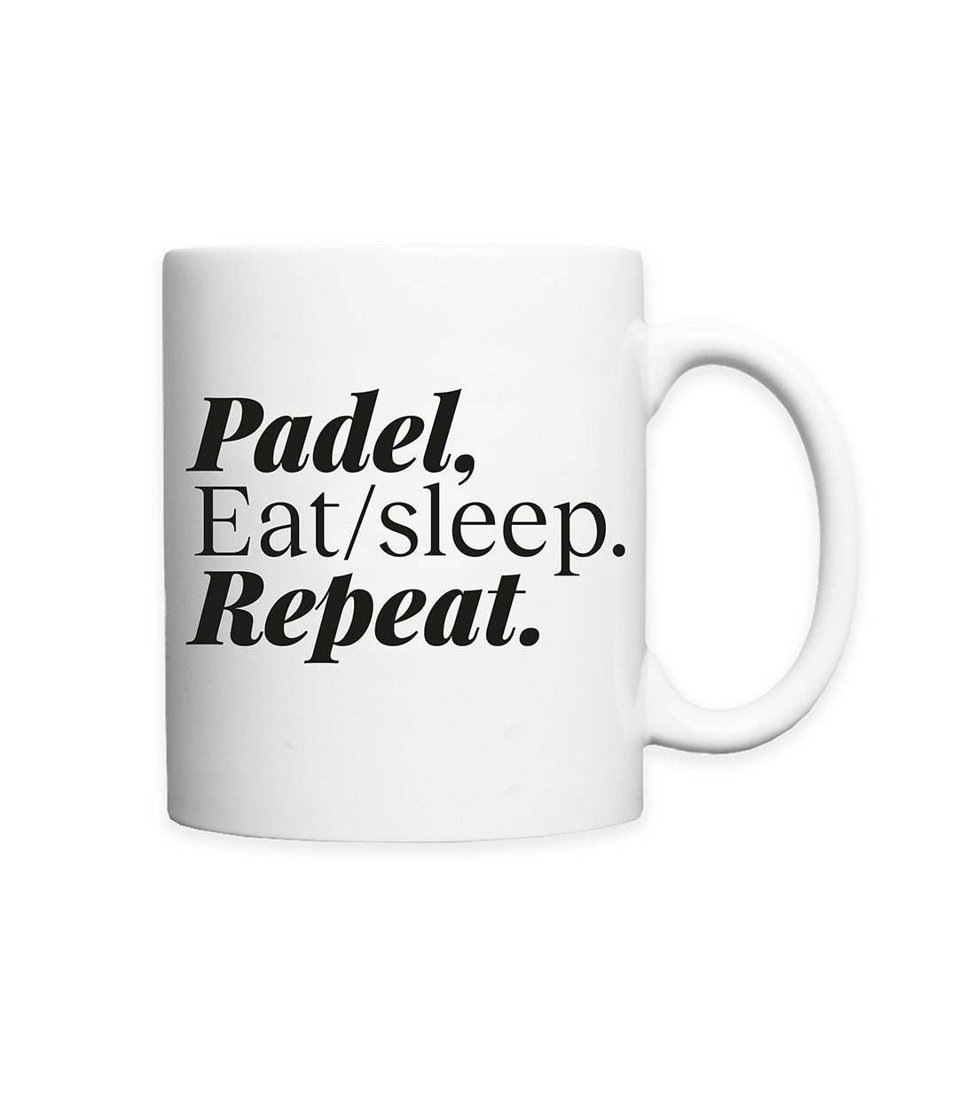 Mug padel Repeat – Padel Lovers Club
