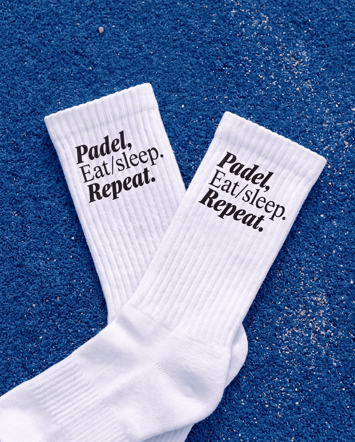 Chaussettes padel Repeat, portées – Padel Lovers Club