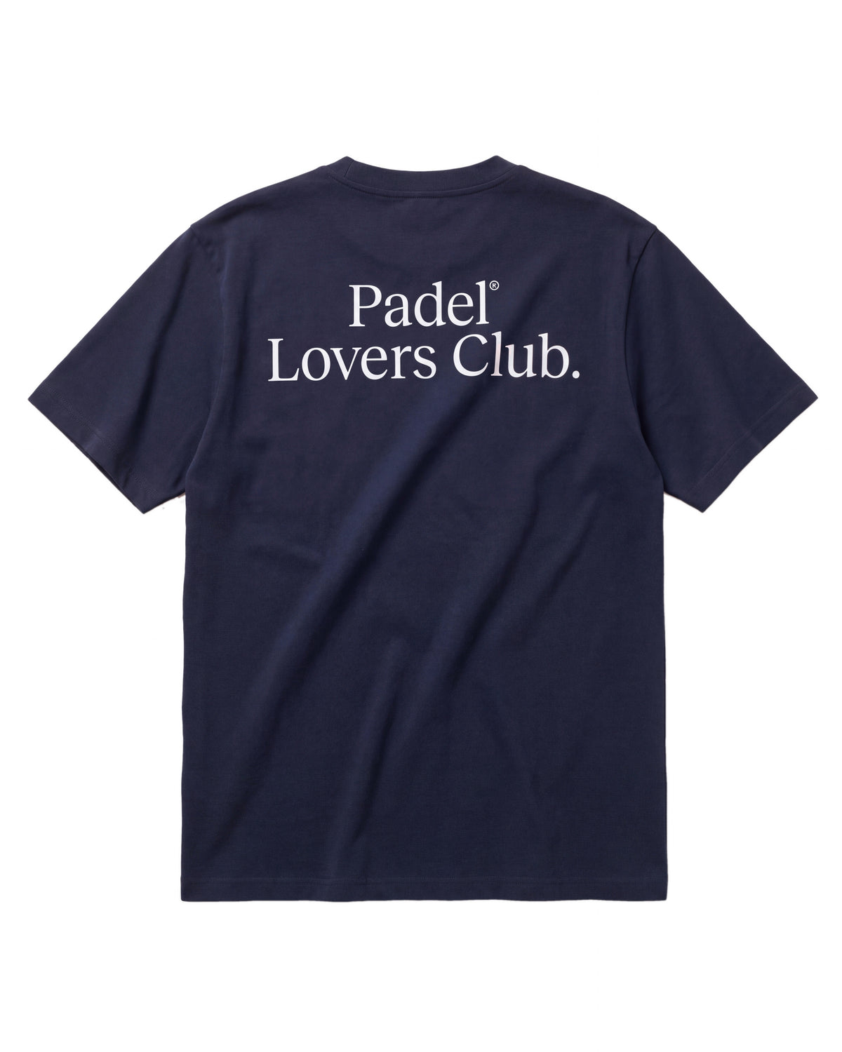 T-shirt padel Original bleu marine, vue de dos – Padel Lovers Club