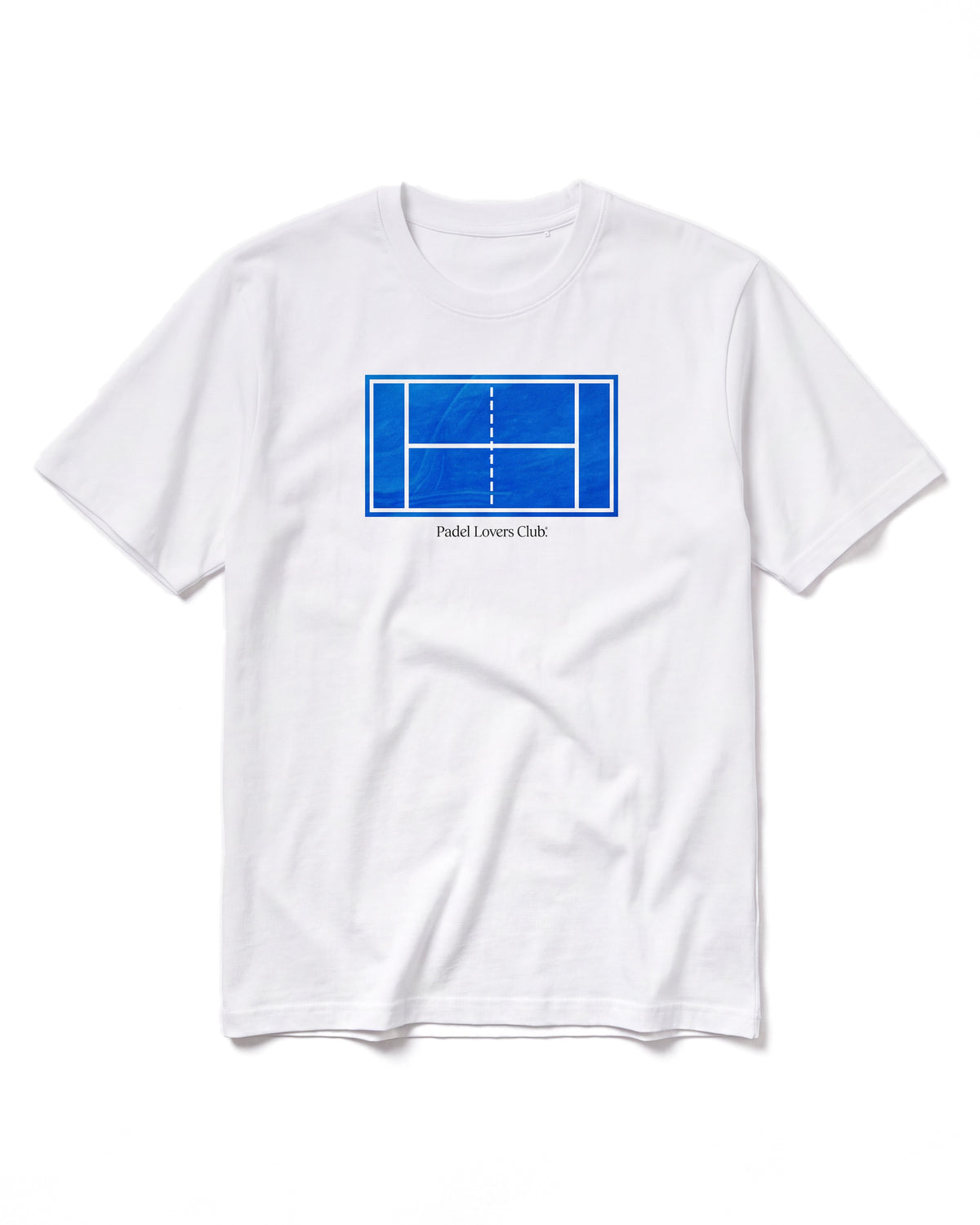 T-shirt padel Art blanc, vue de face – Padel Lovers Club