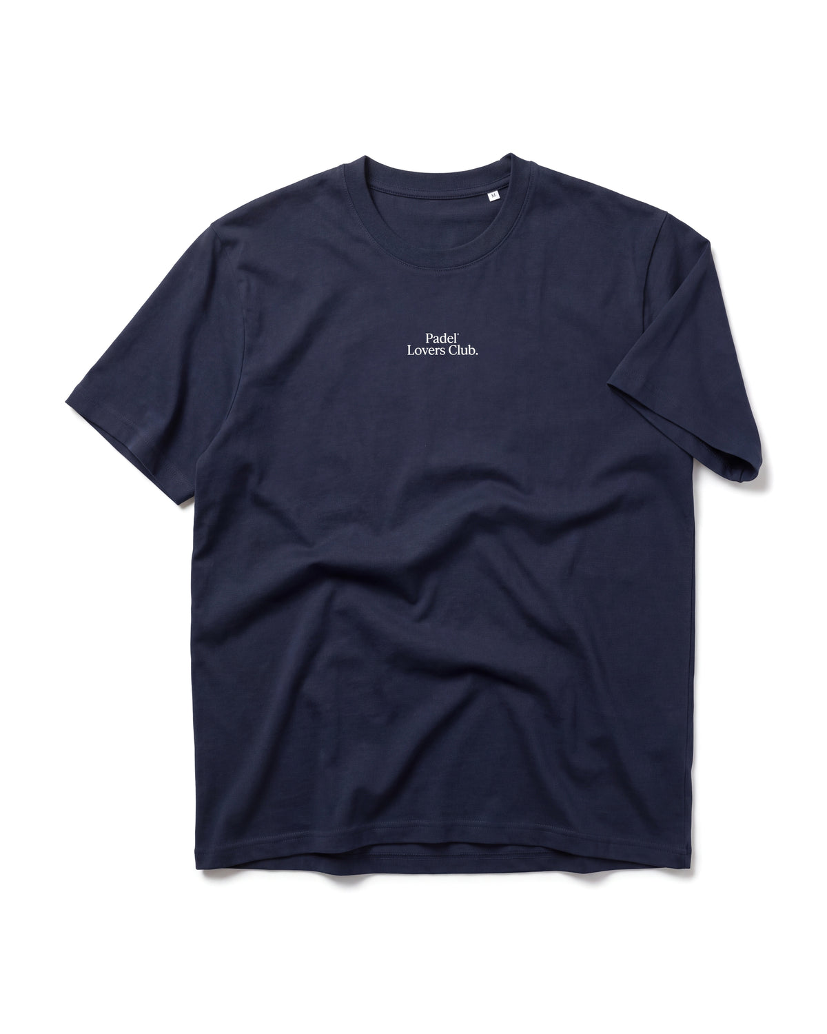 T-shirt padel Partner's Fault bleu marine, vue de face – Padel Lovers Club