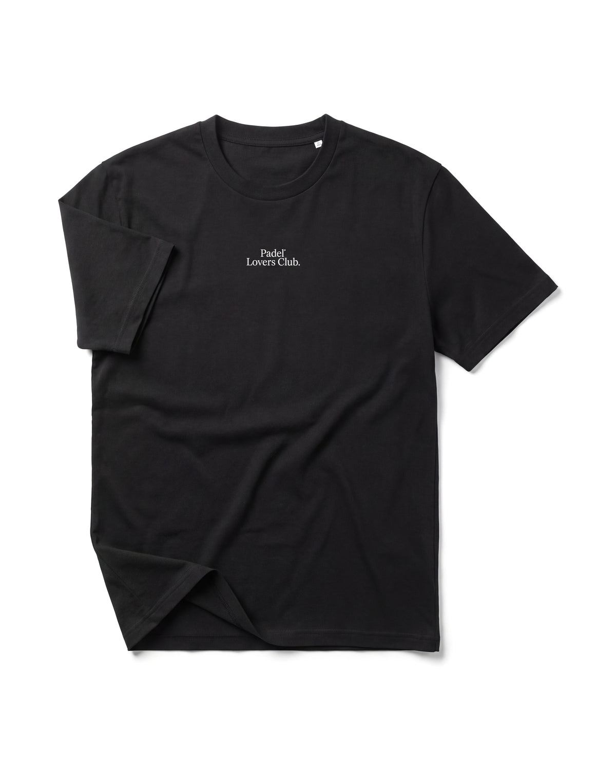 T-shirt padel Repeat noir, vue de face – Padel Lovers Club