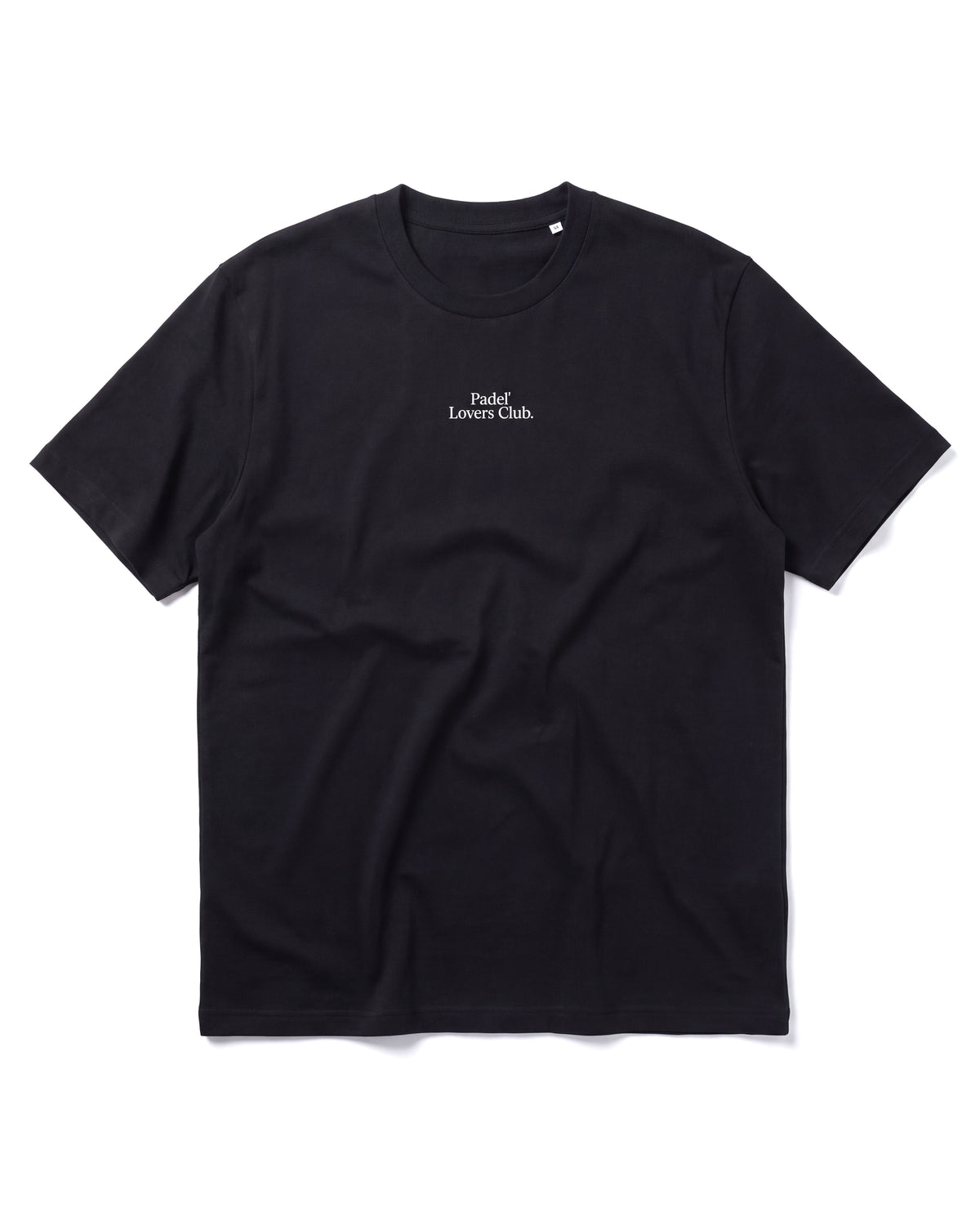 T-shirt padel Partner's Fault noir, vue de face – Padel Lovers Club