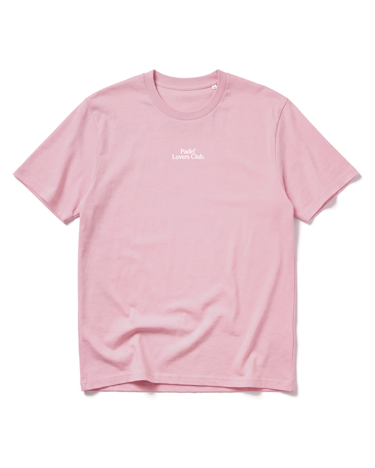 T-shirt padel Partner's Fault rose pâle, vue de face – Padel Lovers Club