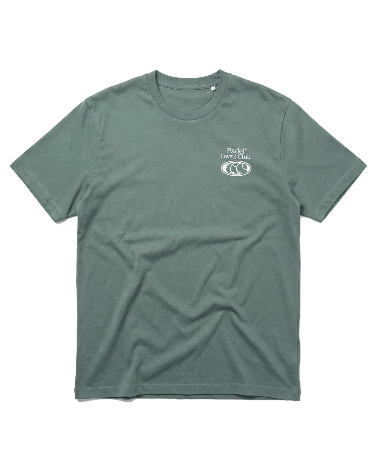 T-shirt padel Play Padel Everyday vert, vue de face – Padel Lovers Club