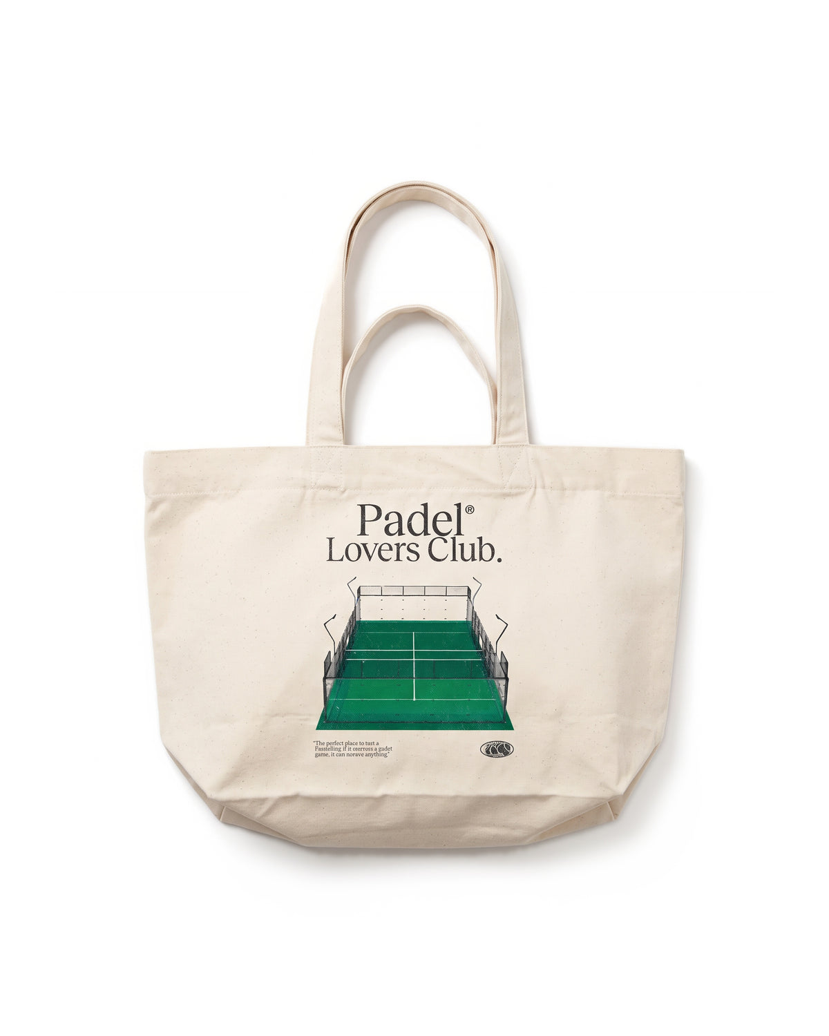 Sac de plage padel Court Design vert – Padel Lovers Club