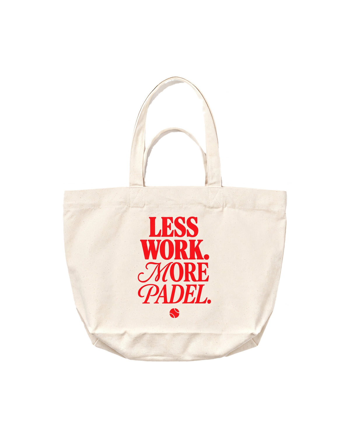 Sac de plage padel Less Work. More Padel – Padel Lovers Club