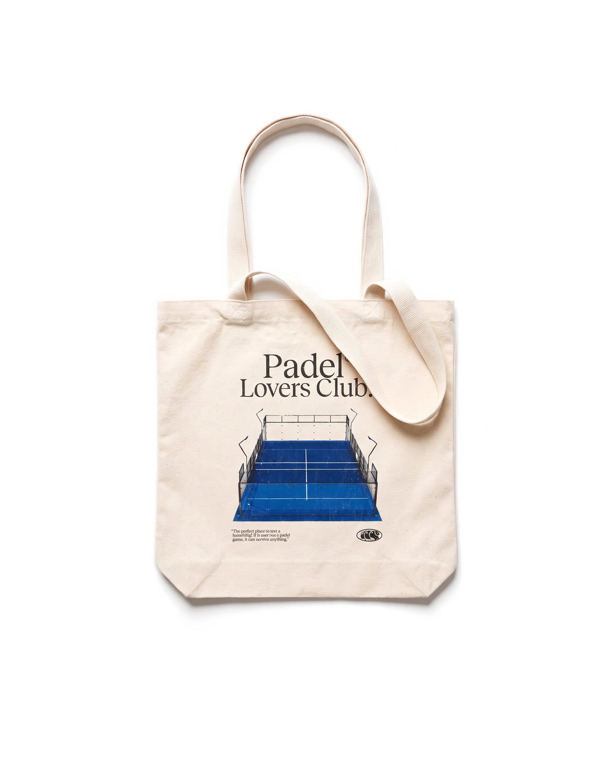 Tote bag padel Court Design bleu – Padel Lovers Club